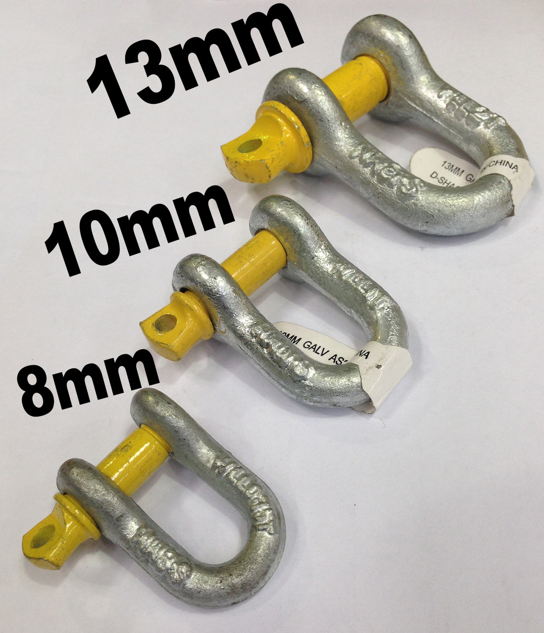 13mm Rated D Shackles Rated to 1Ton Lyal Eales Stores