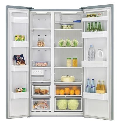 562L SIDE BY SIDE WHITE FRIDGE & FREEZER Lyal Eales Stores