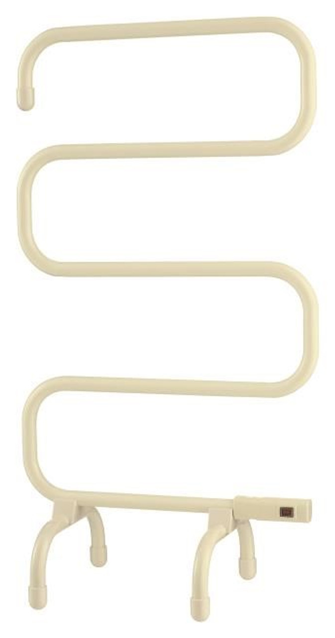 100W WHITE FREESTANDING HEATED TOWEL RAIL Lyal Eales Stores