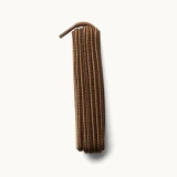 LACES - ROUND, TAN/BROWN, POLYESTER. 150CM LENGTH FOR SIZES 8 - 13 LCS150TBRN