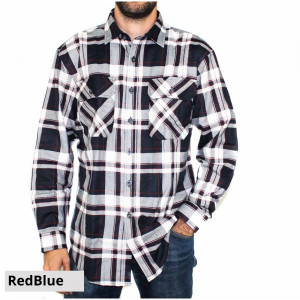 MENS FLANNELETTE SHIRT BUTTON THROUGH MENS FLANNELETTE SHIRT BUTTON THROUGH