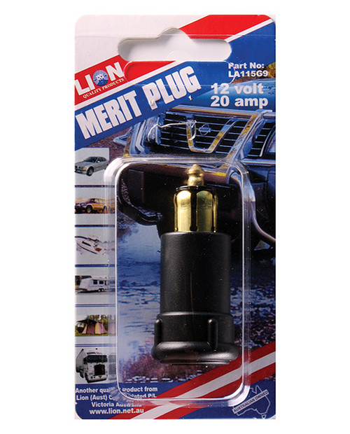 (DEL) ACCESSORY PLUG, 12V, 20 AMP, SMALL MERIT PLUG LA115G9