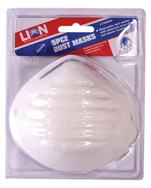 DUST MASK , BLISTER, 5 PCE LT240A5