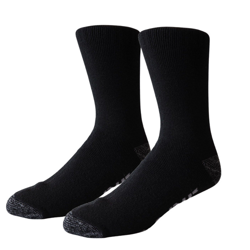 MENS 2PK WOOL SOCK  BLACK M22546SJ