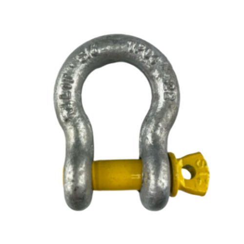 BOW SHACKLE RATED 10MM GALV (1T WLL) 86736