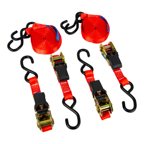 TIE DOWN RCHT 25MM X 4M 4 PCE RTD254-4