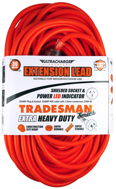 ULTRACHARGE TRADESMAN 30M HEAVY DUTY EXT LEAD UR240/30T