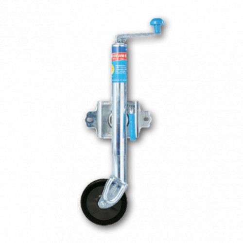 6" ECONOMY JOCKEY WHEEL 350KG - 2 HOLE SWIVEL JWE6S