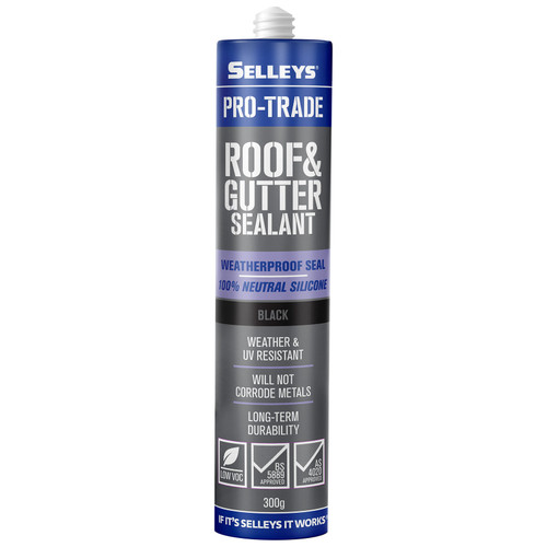 PRO TRADE ROOF & GUTTER BLACK 300G 102100