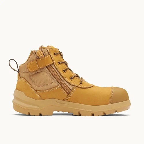 BLUNDSTONE DURAFIT SAFETY 5" ZIP WHEAT 7550