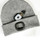 BEANIE WITH INTEGRATED LED LIGHT, USB RECHARGE, GREY, 6PC DISPLAY LA114HG