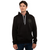 BULL MENS HOODIE BLACK/MILITARY GREEN 123050RW-BLK/MGN