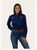 JILLAROO WOMENS H/BUTTON SHIRT NAVY/MELON 223125RW-NV/MEL