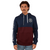 HAHNDORF MENS HOODIE NAVY/CABERNET 123055RW-NV/CAB