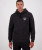 CLUBBIES MENS PRINTED HOODIE BLACK SW2561051M