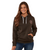 BULL WOMENS HOODIE CHARCOAL ROSEY 223074RW-CHC/RSY