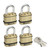 P/LOCK EXL LAM 45MM 25MM SH 4P 68413 - 4 KEYS M1BQAU