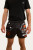 YOUNG AND DUMB MENS FOOTY SHORTS BLACK/ORANGE 124020RW-BLK/ORG