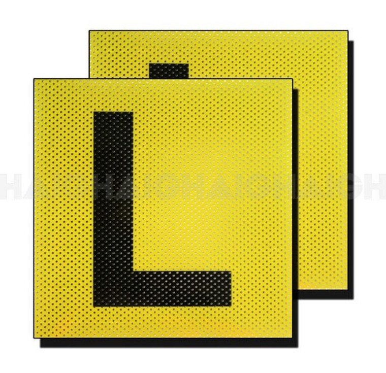 L PLATE CLEAR VISION CL2