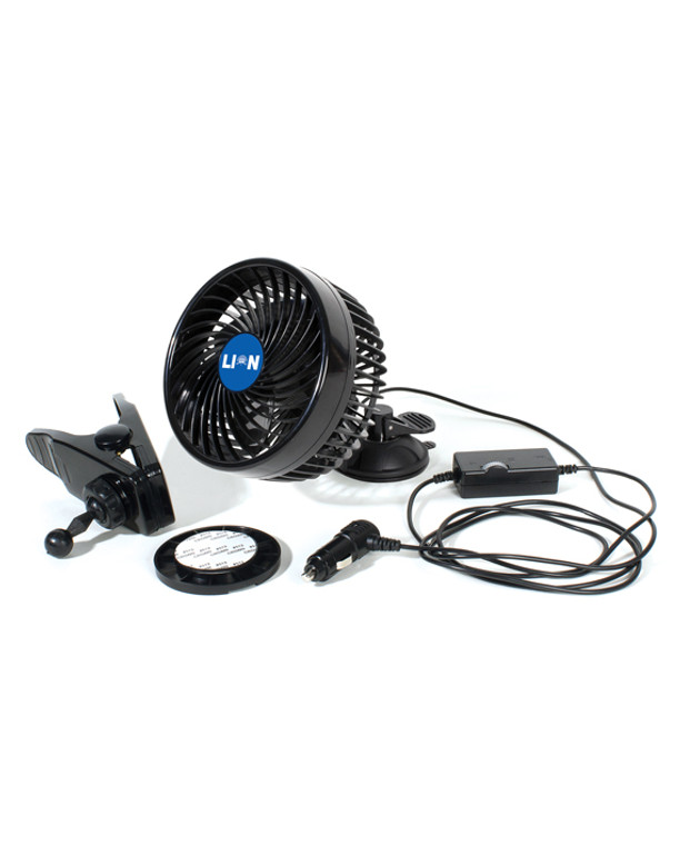 FAN, 6"HURRICANE VARIABLE SPEED WITH CLAMP AND SUCTION DISC.12VOLT