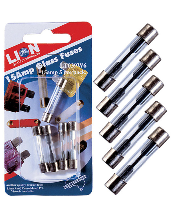 FUSE PACK, 15AMP, 5PCE LT039W6