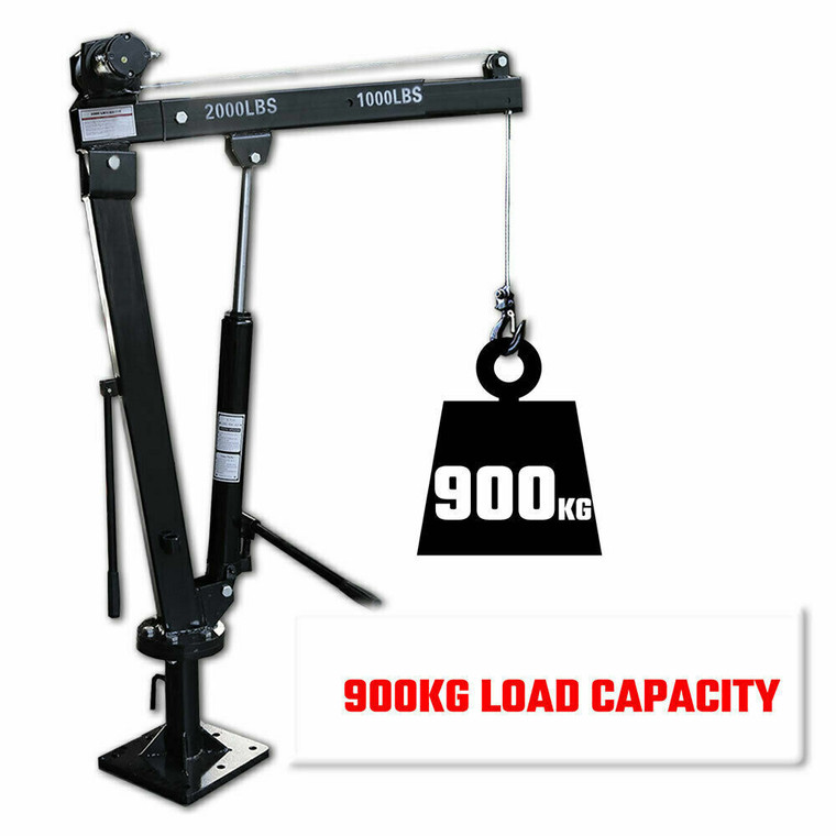 900KG Swivel Hydraulic Lift With Electric Motor  Crane EHW-815