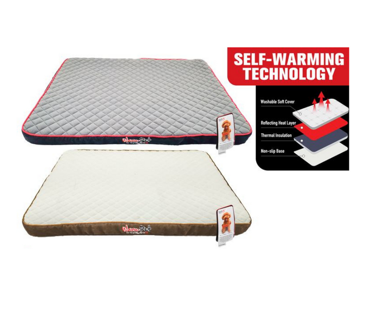 1Pce Self Warming Pet Foam Bed 100x60x7cm