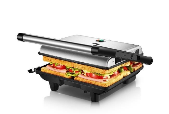 4 SLICE STAINLESS STEEL SANDWICH PRESS Lyal Eales Stores