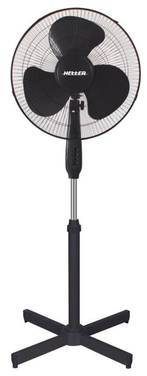 40CM BASIC PEDESTAL FAN - BLACK