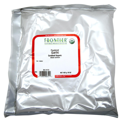 Frontier Herb Garlic Organic Powder - Single Bulk Item - 1lb