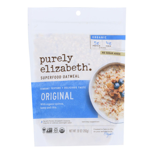 Purely Elizabeth Oatmeal - Organic - Ancient Grain - Original - 10 Oz - Case Of 6