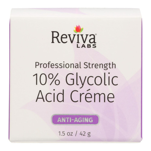 Reviva Labs - 10% Glycolic Acid Renaissance Cream - 1.5 Oz