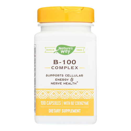 Nature's Way - Vitamin B-100 Complex - 100 Capsules