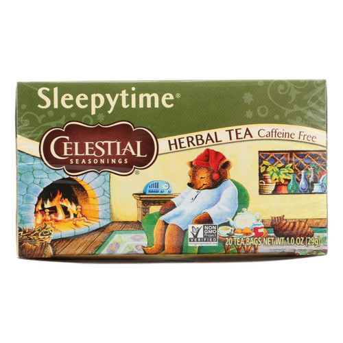 Celestial Seasonings Sleepytime Herbal Tea Caffeine Free - 20 Tea Bags - Case Of 6 - 0631002