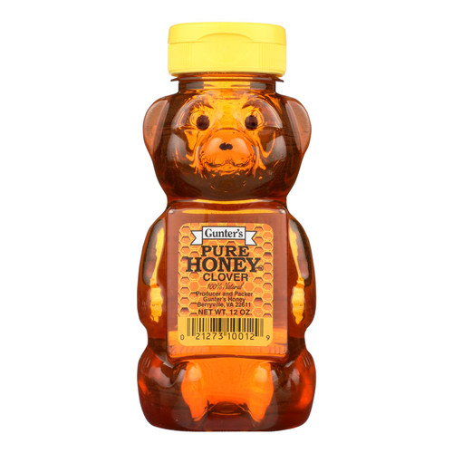 Gunter Pure Clover Honey - Case Of 12 - 12 Oz. - 0822288