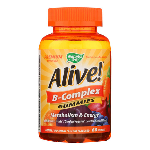 Nature's Way - Alive! B-complex Gummies - 60 Gummies