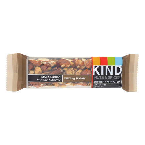 Kind Bar - Madagascar Vanilla Almond - 1.4 Oz Bars - Case Of 12