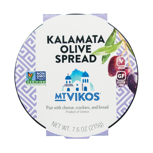 Mt Vikos Kalamata Olive Spread - Case Of 6 - 7.6 Oz
