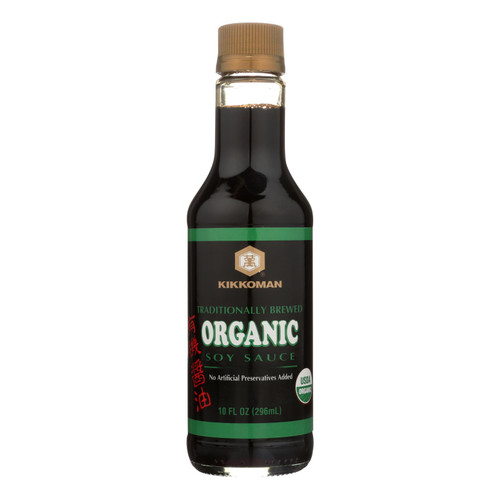 Kikkoman Soy Sauce - Tamari - Case Of 6 - 10 Fl Oz.