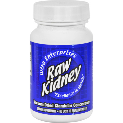 Ultra Glandulars Raw Kidney - 200 Mg - 60 Tablets