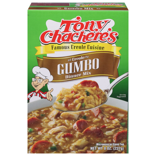 Tony Chachere's Creole Gumbo Dinner Mix - Case Of 12 - 8 Oz