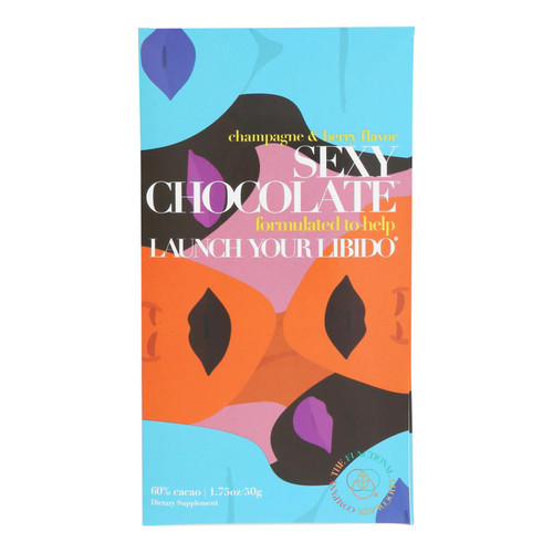 The Functional Chocolate Co - Chocolate Bar Sexy - Case Of 12-1.75 Oz