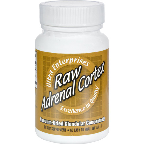 Ultra Glandulars Raw Adrenal Cortex - 60 Tablets