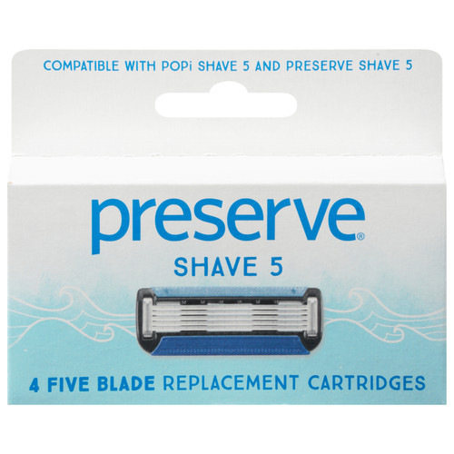 Preserve - Razor Blades Popi 5 Refil - Case Of 6-4 Ct