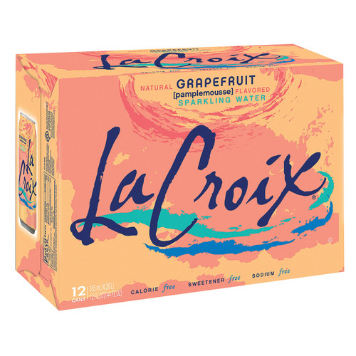 Lacroix Sparkling Water - Grapefruit - Case Of 2 - 12 Fl Oz.