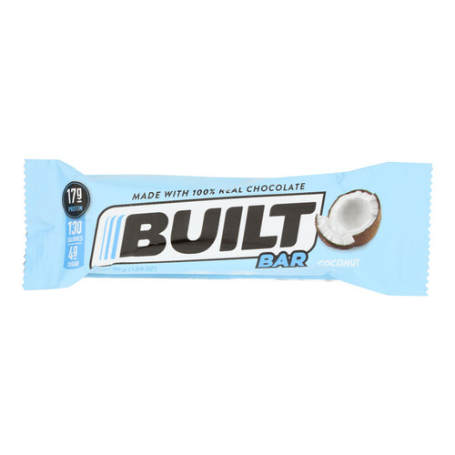 Built Bar - Protein Bar Coconut - Case Of 12-49 Grm