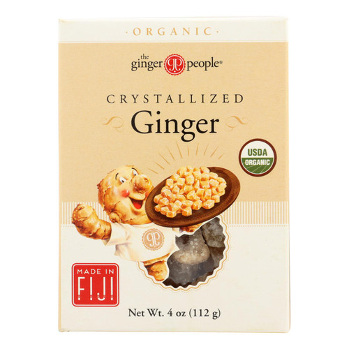 Ginger People Organic Crystallized Ginger Box - 4 Oz - Case Of 12