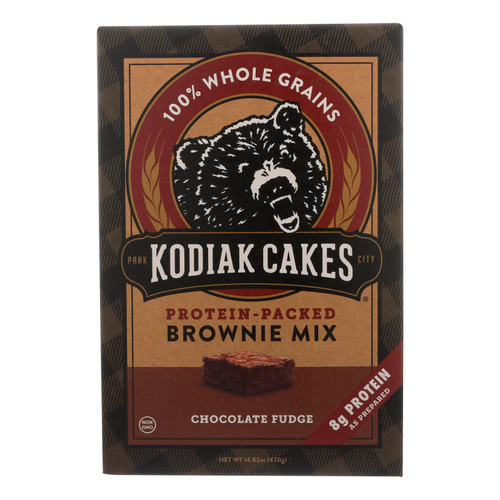 Kodiak Cakes - Brownie Mix Chocolate Fudge - Case Of 6-14.82 Oz