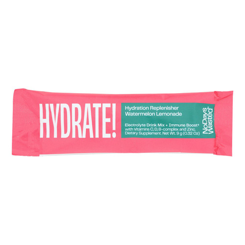No Days Wasted - Hyd Rpln Stk Wtrmln Lemon - Case Of 15-.32 Oz