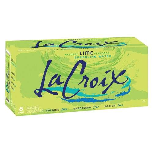 Lacroix Sparkling Water - Lime - Case Of 3 - 12 Fl Oz.